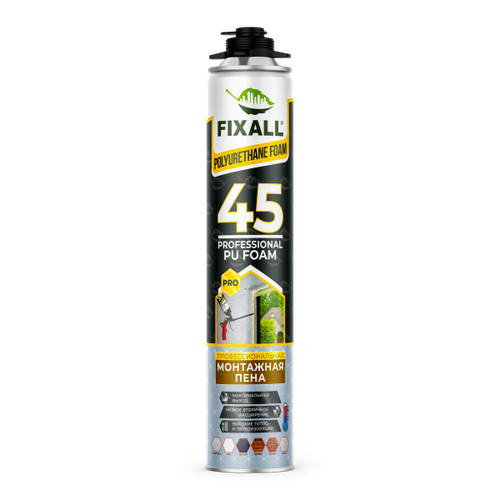 Пена Профессиональная FIXALL 45 PRO 750мл