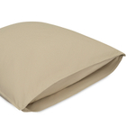 Набор наволочек из стираного перкаля бежево-серого цвета из коллекции essential, 70х70 см