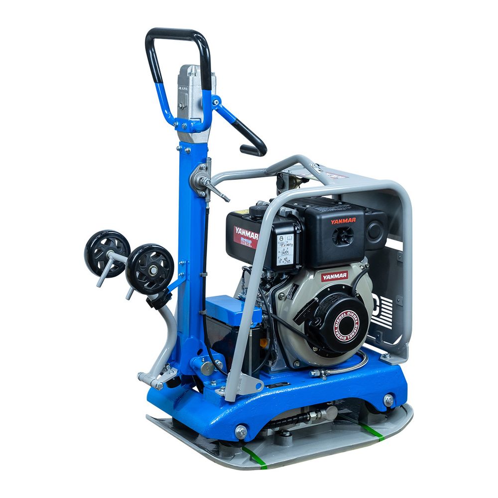 Виброплита дизельная CIMAR CPC-160-D гидравлика - [180 кг / 27 кН / Yanmar L70]