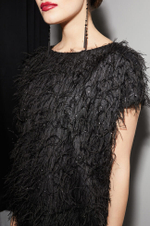 22255 Блузка женская (черный)