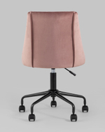 Кресло компьютерное Сиана велюр розовый