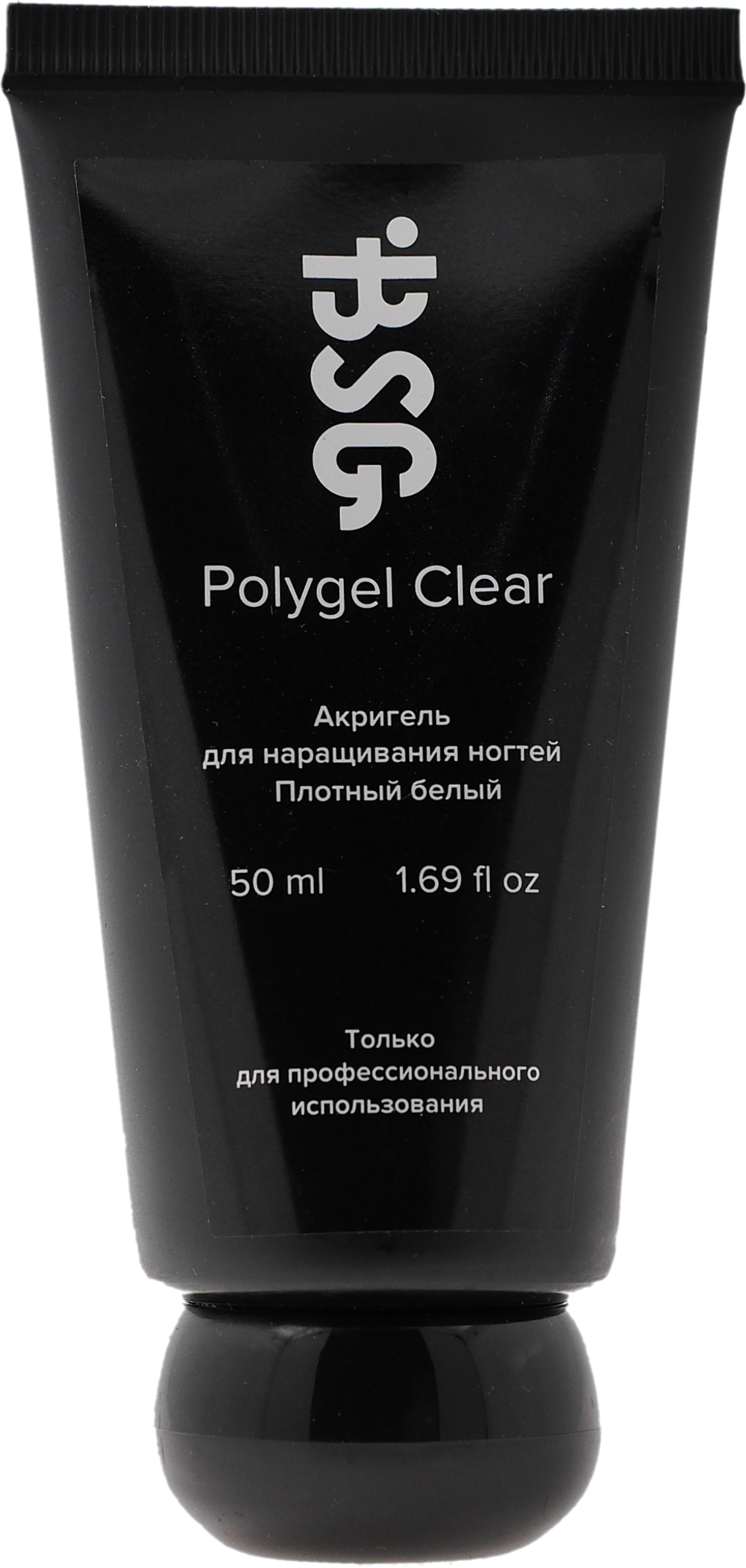 Polygel Clear - Акригель БЕЛЫЙ для наращивания ногтей