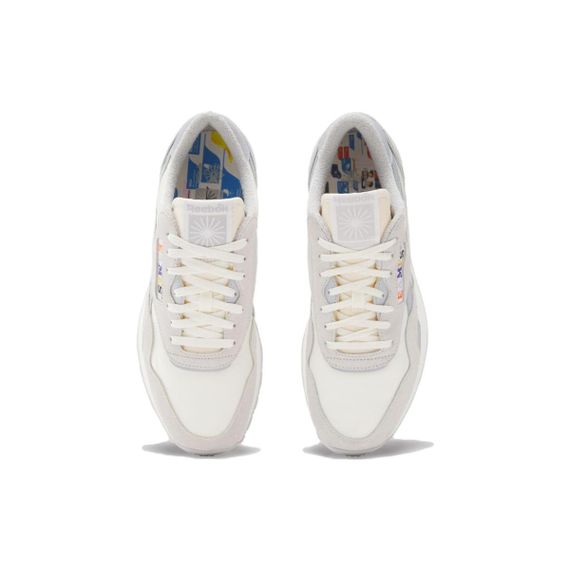 Reebok Classic Nylon Беговые кроссовки Низкие Бежево-серые Мужские