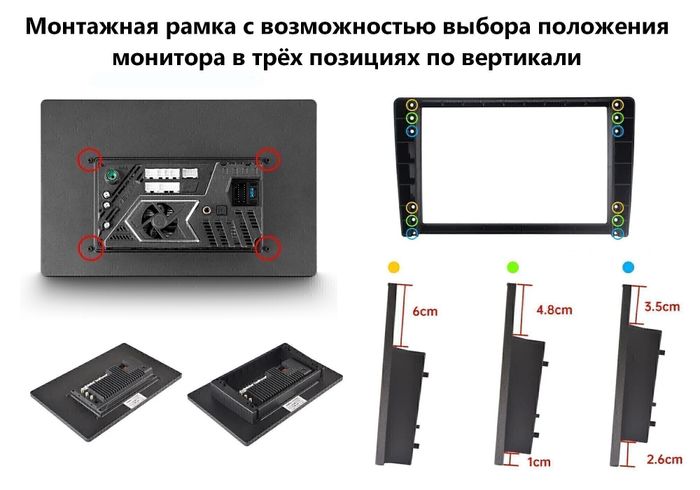 Магнитола для Toyota Harrier XU30 2003-2013, Lexus RX 2003-2009 (монохром, рамка вниз 9) - Teyes CC3-2K-360 монитор 13" 2K QLED на Android 10, Быстрая, CarPlay, 4G SIM-слот, 4 камеры в комплекте