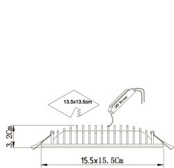 Точечный встраиваемый светильник Arte Lamp
