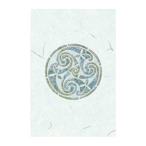 ВКЗ Веста Декор D1 200х300х7мм голубой с золотом, серия Люкс