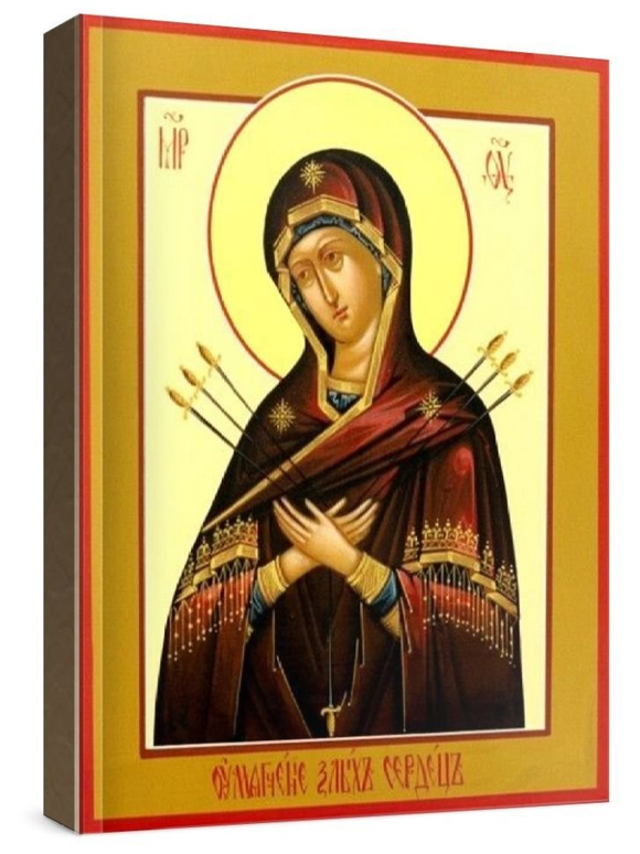 Умягчение злых сердец (рукописная икона)