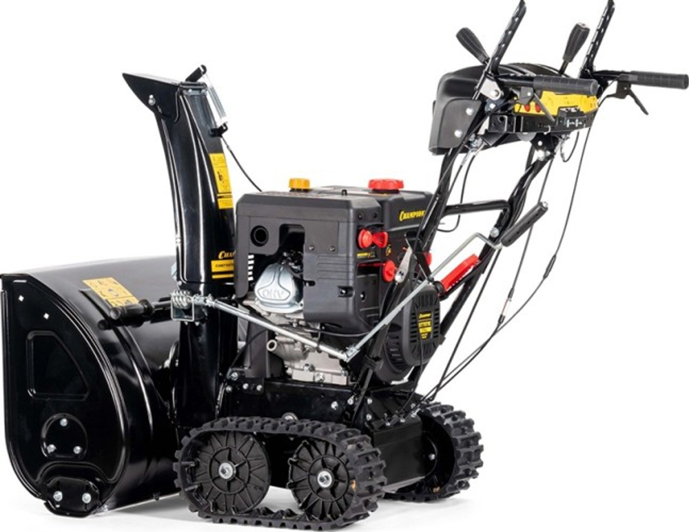 Снегоуборщик гусеничный бензиновый CHAMPION STT1171E