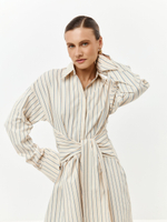 Платье-рубашка Саша в цвете озёрной прохлады