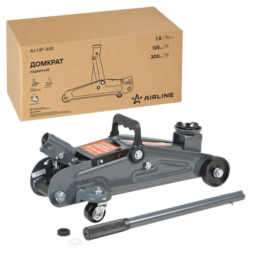 Домкрат подкатной 1,5 т. (140-300 мм) (AIRLINE)