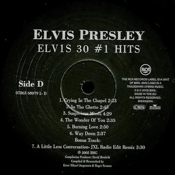 Elvis Presley – ELV1S 30 №1 Hits 2LP