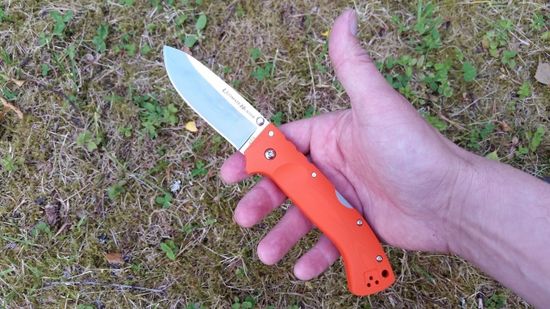 Складной нож Cold Steel 30URY Ultimate Hunter Orange c клинком из стали CPM-S35VN, рукоять G10