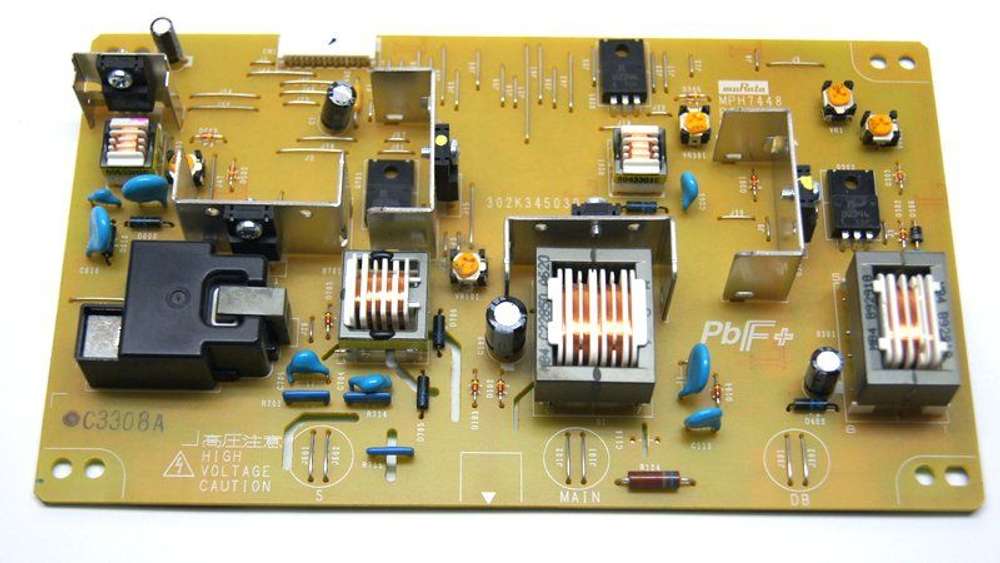 Высоковольтная плата питания 302K345030 для Kyocera Mita FS-6525MFP/ 6530MFP/ FS-6025MFP/ FS-6030MFP/ TASKALFA-255/ 255B/ 305