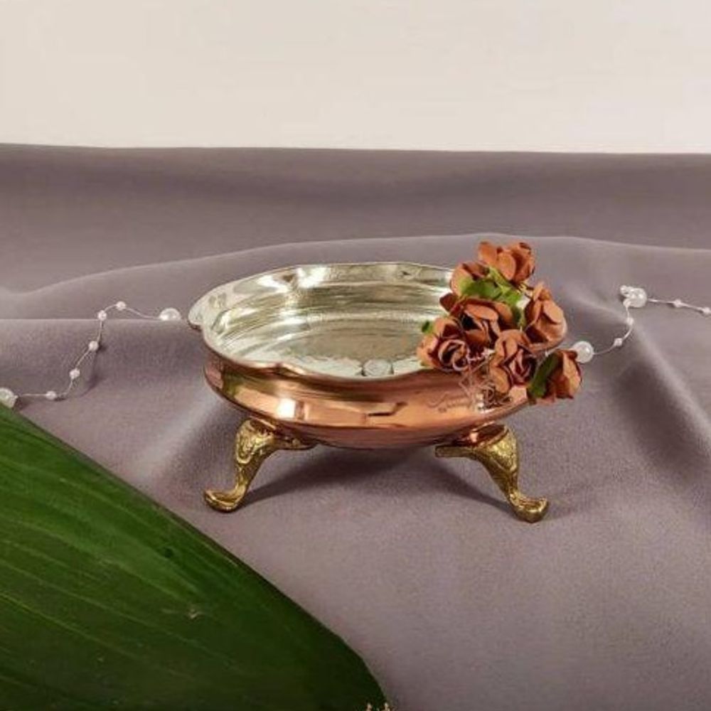 Набор медных пиал на трех ножках 3 шт Exirmes 30220290 Иран