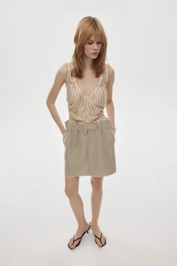 Юбка “Unfold” (проявление) из итальянской шерсти с шелком