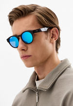 Спортивные очки HILX Switch Blade Shiny Tortoise / Blue Polarized Lens