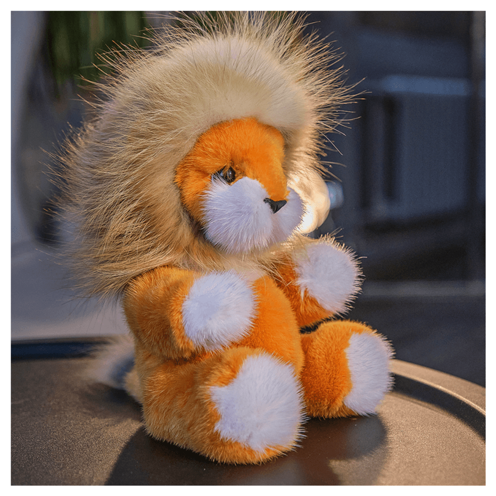 Мягкая игрушка из меха «Львеночек Лео»