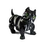 Подвижный американский бульдог, игрушка антистресс, черный