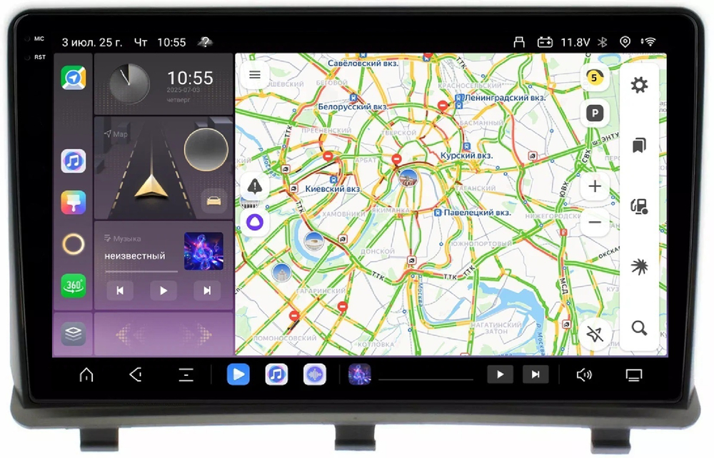 Магнитола для Opel Antara 2006-2015 (вместо бортовика) - Carmedia OL-9976 QLed+2K, Android 13, TS20, CarPlay, 4G SIM-слот