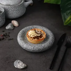 Блюдо круглое d 15,5 см h3,7 см Stone Untouched Taiga P.L. Proff Cuisine [1]