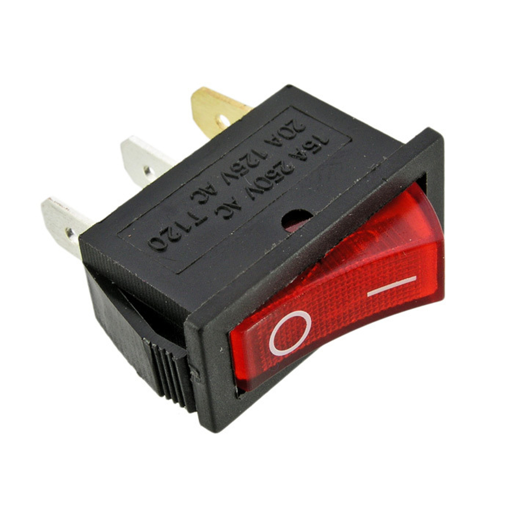 Переключатель вкл  выкл, KCD3-101N 16A 250V 3Pin