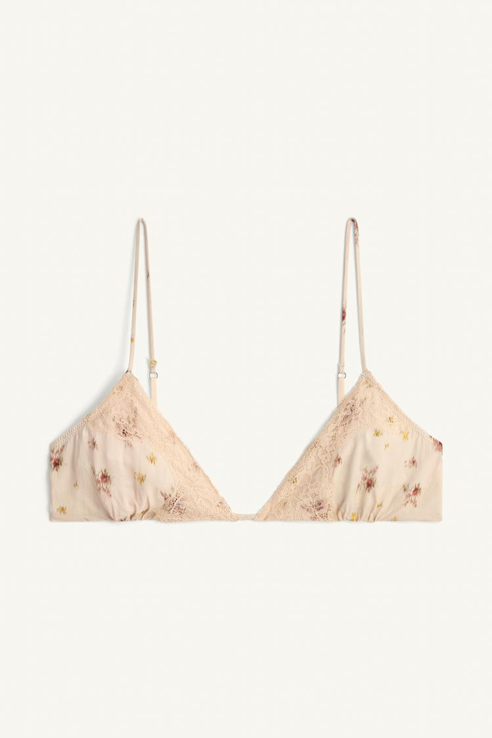 ZARA БЮСТГАЛЬТЕР С ТРЕУГОЛЬНЫМИ ЧАШКАМИ - LIMITED EDITION, РАЗНОЦВЕТНЫЙ