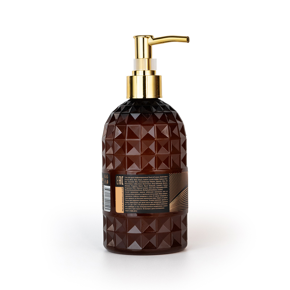 Гель для душа парфюмированный Touch of Luxury "Gold Amber", 500 мл