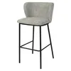 Барный стул Fluit 70 см, серое букле