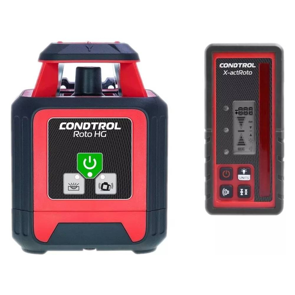 Ротационный нивелир CONDTROL Roto HR + Приемник лазерного излучения CONDTROL X-actRoto