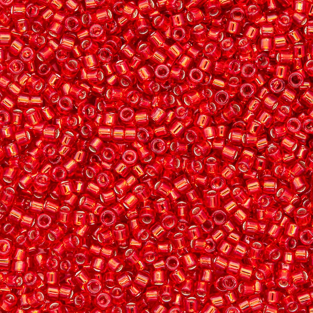 Японский бисер TOHO Treasure (№25B), с внутренним серебрением, прозрачный