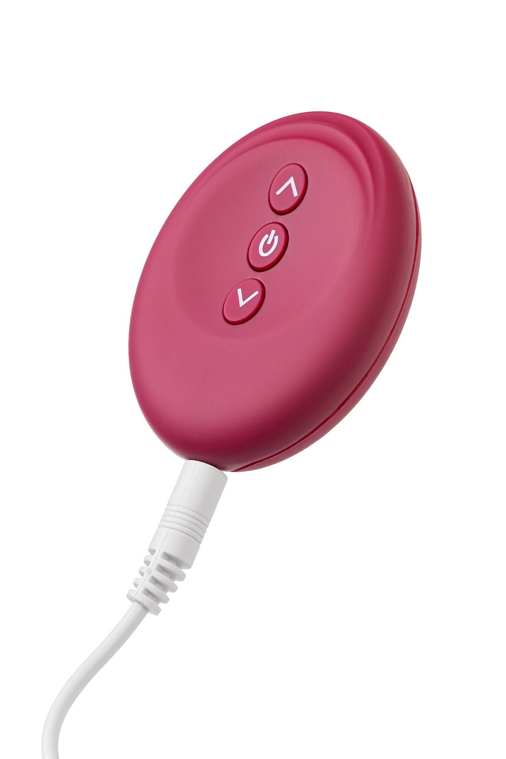 Бордовый многофункциональный вибратор Caberna (Цвет: бордовый)