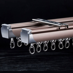 Карниз для штор, алюминиевый, потолочный и настенный монтаж