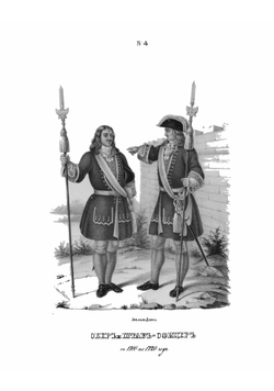 История Лейб-гвардии Семеновского полка 1683-1854. Рисункий первой части | Карцов Павел Петрович