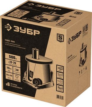 ЗУБР d 13, 19, 26, 38, 51, 76 x 115, 500 Вт, осцилляционный шпиндельный шлифовальный станок (СШО-500)