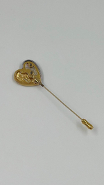 Брошь булавка Сердце Yves Saint Laurent