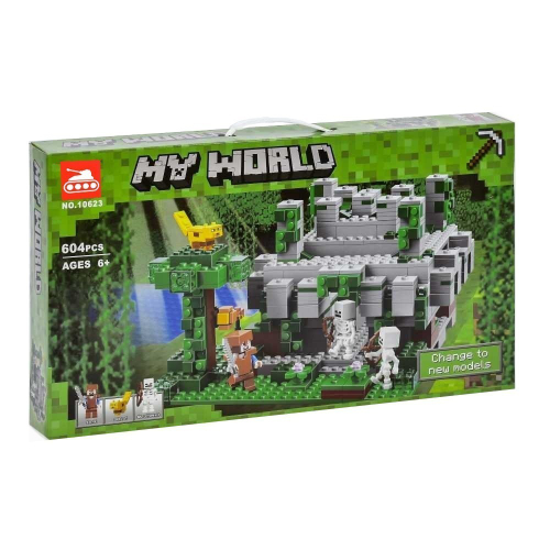 Конструктор Майнкрафт "Храм в джунглях" 604 дет.