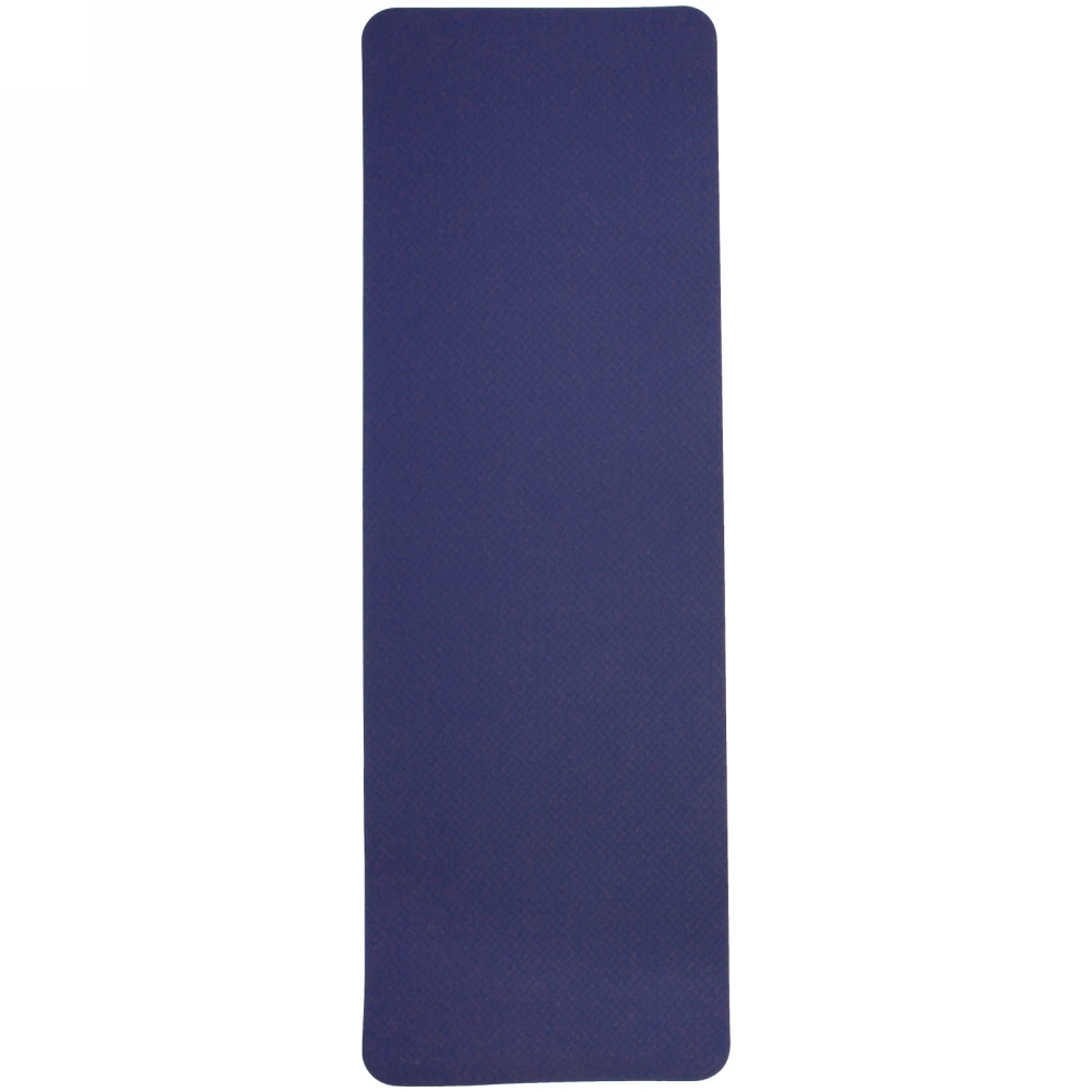 Коврик для йоги 6мм 61*183 см «Гармония» 2х сторонний, голубой/св.голубой