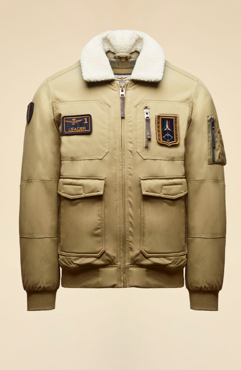 Куртка со съемным воротником