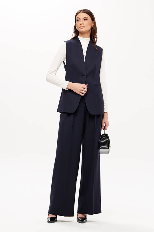 1949 Жилет женский (темно-синий)