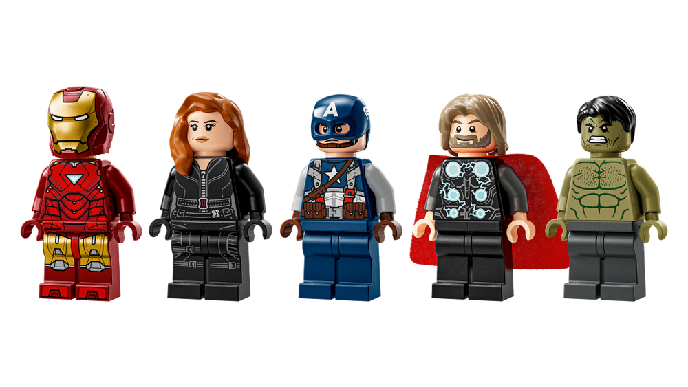 LEGO Super Heroes 76313 «Логотип и минифигурки Marvel» — коллекционный сет фанатов комиксов