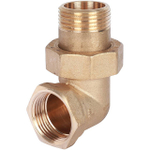 Разъемное соединение (американка) угловое STOUT - 1" (ВР/НР,без покрытия, уплотнение o-ring)