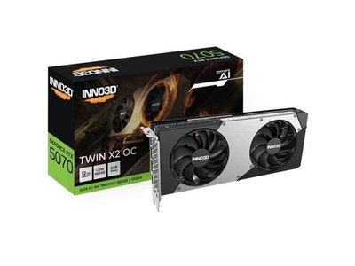 Видеокарта INNO3D Nvidia GeForce RTX 5070 TWIN X2 ОС [N50702-12D7X-195064N]