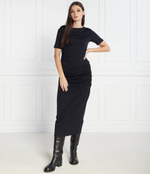 Платье SLASH NK ROUCHED Tommy Hilfiger - черный(WW0WW40289)