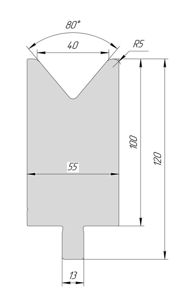 Матрица TM 3233 80° V40 H100