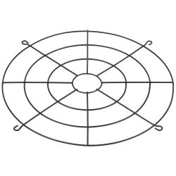 Решетка защитная металлическая ЭРА SPP-AC8-402-200 для светильников SPP-402 мощностью 200Вт