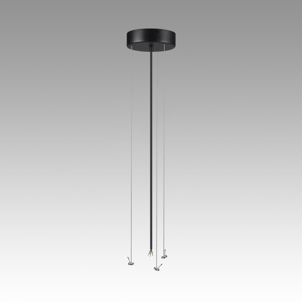 7756 (7758)/L SN 539 Подвесное крепление для светильника QUASAR LED металл/черный 1,5м QUASAR