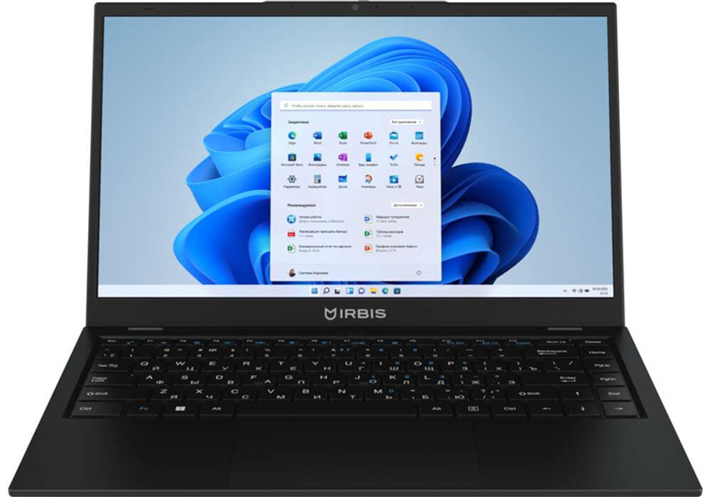 Ноутбук  Irbis 14NBP3007_G2 14 ", Core i5, 16 Гб RAM, 512 Гб SSD, Iris Xe Graphics, Черный