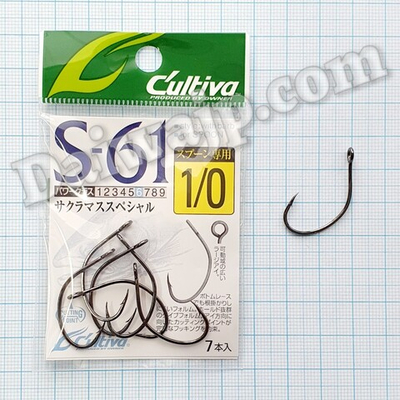 Крючки OWNER S-61 #1/0 BN