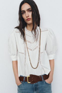 ZARA ДЛИННОЕ ДВОЙНОЕ ЦЕПНОЕ ОЖЕРЕЛЬЕ, ЗОЛОТИСТЫЙ