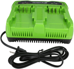 Зарядное устройство GREENWORKS G24X2UC2 24В,на 2 аккум., (2931907)